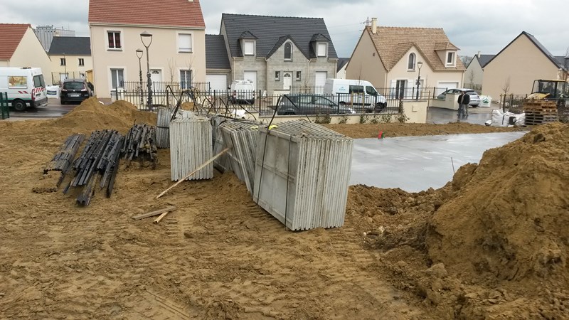 Le vide sanitaire & le dallage de notre maisons-phénix
